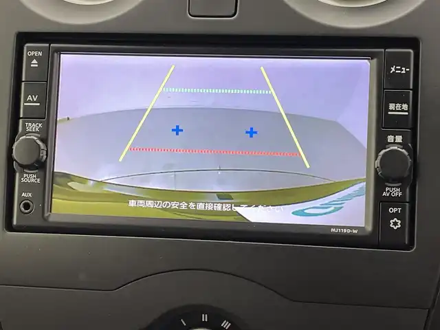 日産 ノート X 熊本県 2019(令1)年 2.5万km 黒 純正ナビMJ119D-W（ＣＤ・ＤＶＤ・フルセグ・ＢＴ）/バックカメラ　/ＥＴＣ　/前後クリアランスソナー　/エマージェンシーブレーキ　/レーンキープアシスト　/横滑り防止　/アイドリングストップ　/社外フロアマット　/電動格納ミラー/オートライト/スマートキー/プッシュスタート/スペアキー1本