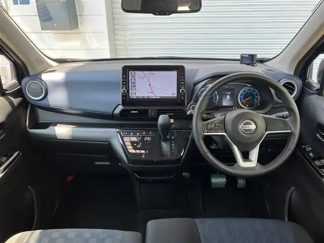 日産 デイズ ハイウェイスターX 高知県 2019(令1)年 6.1万km オーシャンブルーP 純正９型ナビ　/フルセグＴＶ　/Bluetooth接続/バックカメラ　/エマージェンシーブレーキ　/衝突軽減　/ナビ連動ドラレコ　/プッシュスタート　/ＬＥＤオートライト　/フォグランプ　/純正ＡＷ　/保証書/取扱説明書/アイドリングストップ