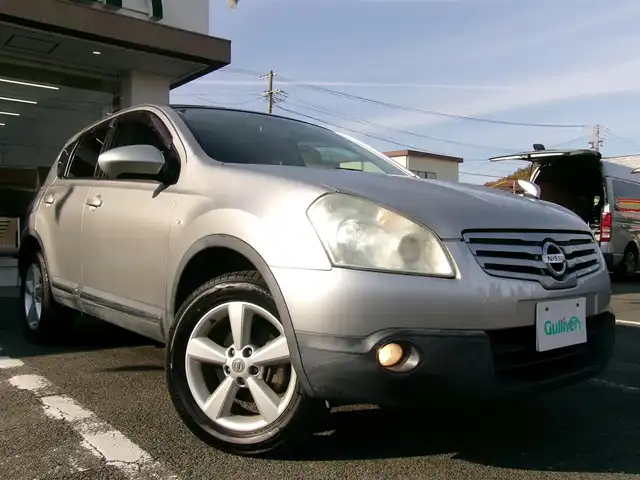 日産 デュアリス 20G 三重県 2010(平22)年 14.3万km ダイヤモンドシルバー ♪ワンオーナー/♪ガラスルーフ/インテリキー×2/純正HDDナビ/・TV・SD/・DVD再生/・CD録音/・バックカメラ/純正17インチAW/HIDヘッドライト/フォグライト/オートライト/革巻ステアリング/電格ミラー/プライバシーガラス/フロアマット/ドアバイザー/ETC/サイド/カーテンエアバック