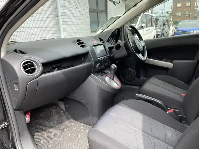 マツダ デミオ 13C－V スマートエディション 千葉県 2012(平24)年 4.7万km ブリリアントブラック 純正SDナビゲーション/（CD/DVD/SD/ラジオ）/バックカメラ/ETC/ステアリングスイッチ/社外LEDヘッドライト/社外LEDフォグライト/ドアバイザー/電格ミラー/純正フロアマット/純正サマー（タイヤ積込ホイールキャップ付き）