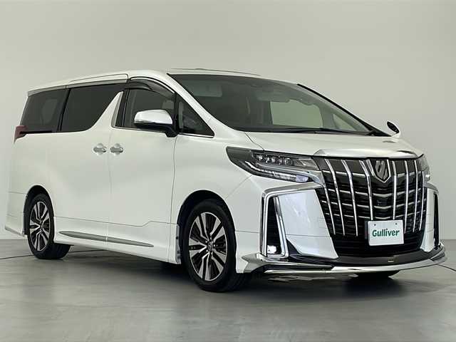 トヨタ アルファード S Cパッケージ 岐阜県 2020(令2)年 4.1万km ホワイトパールクリスタルシャイン モデリスタエアロ/サンルーフ/後席モニター/デジタルインナーミラー/トヨタセーフティセンス/・プリクラッシュセーフティ/・レーンディパーチャーアラート（LDA）/・レーダークルーズコントロール/・オートマチックハイビーム（AHB）/・ブラインドスポットモニター/純正ディスプレイオーディオ/Bluetooth/フルセグTV/USB/メモリーシート/パワーシート/シートヒーター（運転席/助手席）/ステアリングヒーター/革ステアリング/ステアリングスイッチ/両側パワースライドドア/コーナーセンサー/バックカメラ/ドライブレコーダー/スマートキー/プッシュスタート/LEDヘッドライト/フォグランプ/シーケンシャルウィンカー/ETC2.0 /後席サンシェード/純正アルミホイール/社外フロアマット/社外ドアバイザー