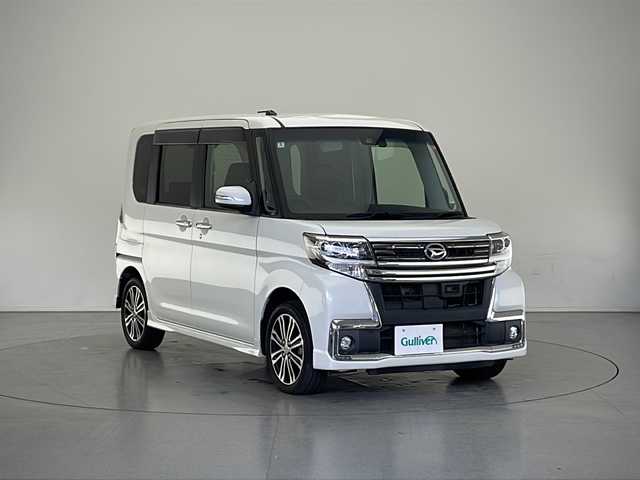 ダイハツ タント カスタム RS トップED SAⅡ 長野県 2016(平28)年 6.9万km パールホワイトⅢ メモリナビ/バックカメラ/フルセグTV/ETC/FM/AM/ドライブレコーダー（前方）/両側パワースライドドア/アイドリングストップ/横滑り防止装置/盗難防止装置/衝突被害軽減システム/電格ミラー/オートライト/エンジンスタートボタン/サンシェード/純正フロアマット/純正15インチアルミ夏タイヤ/ドアバイザー/スマートキー