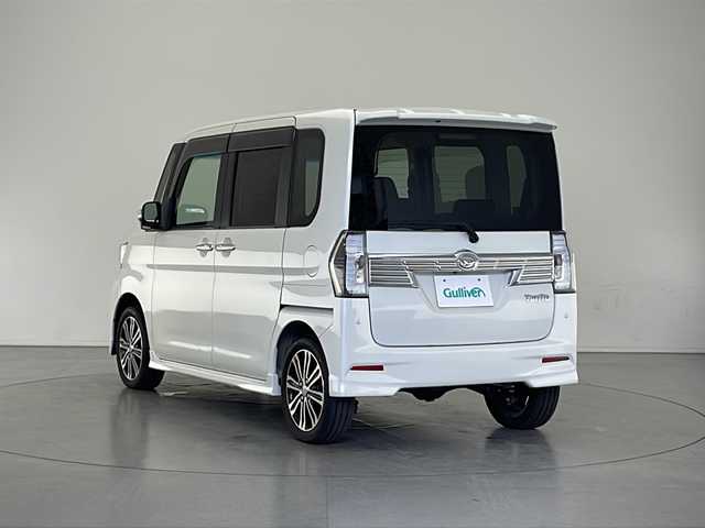 ダイハツ タント カスタム RS トップED SAⅡ 長野県 2016(平28)年 6.9万km パールホワイトⅢ メモリナビ/バックカメラ/フルセグTV/ETC/FM/AM/ドライブレコーダー（前方）/両側パワースライドドア/アイドリングストップ/横滑り防止装置/盗難防止装置/衝突被害軽減システム/電格ミラー/オートライト/エンジンスタートボタン/サンシェード/純正フロアマット/純正15インチアルミ夏タイヤ/ドアバイザー/スマートキー