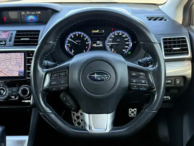 スバル レヴォーグ 1．6GT－S アイサイト 青森県 2014(平26)年 6.5万km クリスタルホワイトP 4WD/純正SDナビ・フルセグTV/CD・DVD・SD/バックカメラ/前席パワーシート/アイサイトver3/プリクラッシュブレーキ/追従クルーズコントロール/アクティブレーンキープ/サイド・カーテンエアバッグ/パドルシフト/ビルトインETC/前方ドライブレコーダー/純正フロアマット/LEDヘッドライト/フォグランプ/リアフォグランプ/社外17インチアルミ