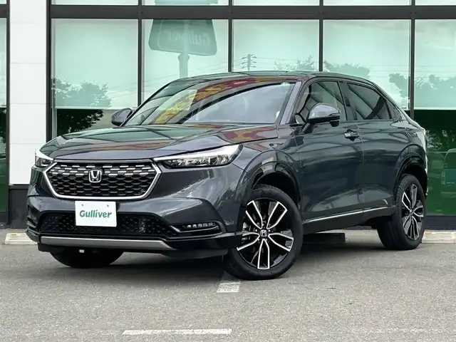 ホンダ ヴェゼル ハイブリッド e:HEV Z 大阪府 2023(令5)年 2.4万km メテオロイドグレーメタリック 純正コネクトナビ/フルセグTV/(AM/FM/AppleCarPlay/Bluetooth)/全方位カメラ/衝突軽減ブレーキ/横滑り防止機能/レーダークルコン/コーナーセンサー/シートヒーター/ステアリングヒーター/パワーバックドア/LEDヘッドライト/オートライト/オートマチックハイビーム/置くだけ充電/ビルトインETC