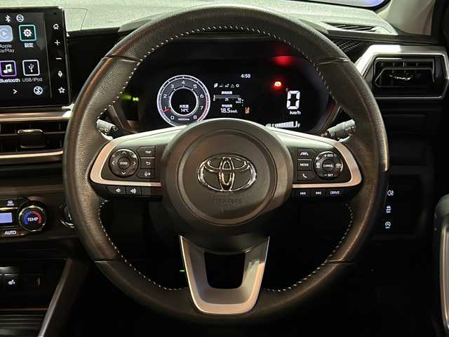 トヨタ ライズ Z 茨城県 2023(令5)年 4.1万km レーザーブルークリスタルシャイン ワンオーナー/モデリスタエアロ/純正9インチディスプレイオーディオ/(BT・USB・ラジオ再生)/レーダークルーズコントロール/レーンアシスト/プリクラッシュセーフティ/コーナーセンサー/シートヒーター/バックカメラ/ETC/ドライブレコーダー/オートライト/LEDヘッドライト/純正17inアルミホイール/純正フロアマット/スマートキー/スペアキー/取扱説明書/保証書