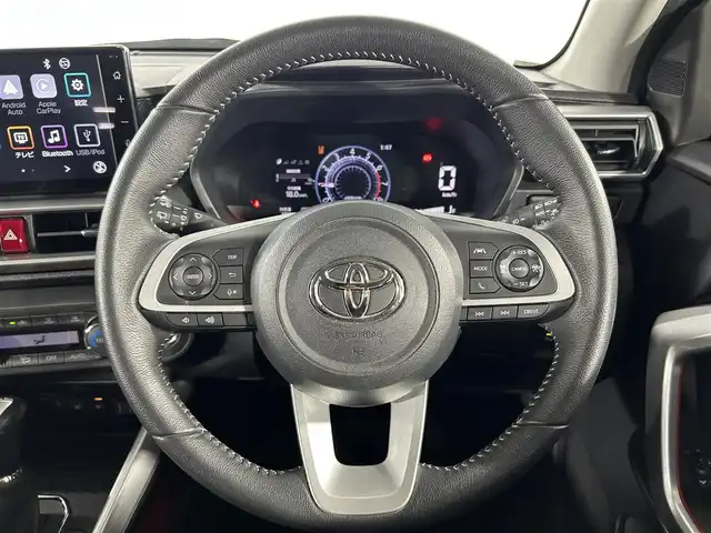 トヨタ ライズ Z 佐賀県 2023(令5)年 4.1万km レーザーブルークリスタルシャイン ワンオーナー/モデリスタエアロ/純正9インチディスプレイオーディオ/ワンセグTV/Androidauto/Applecarplay/Bluetooth/バックカメラ/衝突被害軽減システム/レーダークルーズコントロール/レーンアシスト/ブラインドスポットモニター/コーナーセンサー/横滑り防止装置/先行車発進告知機能/ふらつき警報/オートライト/オートマチックハイビーム/LEDヘッドライト/電子パーキング/ブレーキホールド/ビルトインETC/前後ドライブレコーダー/運転席・助手席シートヒーター/純正フロアマット/純正１７インチアルミホイール/アイドリングストップ/スマートキー/プッシュスタート