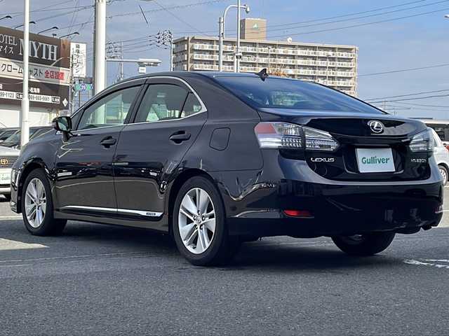 レクサス ＨＳ 250h 徳島県 2009(平21)年 19.7万km ブラックオパールマイカ 純正ナビ/（DTV/CD/DVD/AM/FM/HDD/USB/MD/AUX）/バックカメラ/フロントカメラ/パワーシート（D+N席）/クルーズコントロール/クリアランスソナー/ビルトインETC/ドライブレコーダー/革巻きステアリング/AAC/オートライト/ステアリングスイッチ/純正AW/純正フロアマット/ドアバイザー/電格ミラー/プッシュスタート/スマートキー