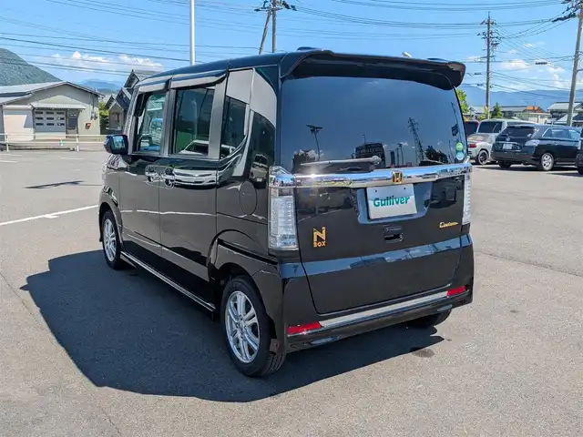 ホンダ Ｎ ＢＯＸ カスタム G Lパッケージ 福井県 2012(平24)年 10.8万km クリスタルブラックパール 純正14インチAW/バックカメラ/片側パワースライドドア/キセノンヘッドライト/Fフォグ/ETC/アイドリングストップ/横滑り防止装置/純正ディーラーオプションナビ/ワンセグテレビ/盗難防止装置/ダブルエアバッグ/スマートキー