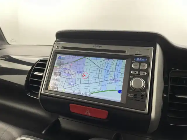ホンダ Ｎ ＢＯＸ カスタム G Lパッケージ 福井県 2012(平24)年 5万km プレミアムゴールドパープルパール ナビ装着用スペシャルパッケージ/純正ディーラーオプションナビ【VXMー128VS】/CD/DVD/ワンセグTV/USB/SD/AM/FM/ETC/バックカメラ /両側パワースライドドア /プッシュスタート /スマートキー/オートライト /ディスチャージヘッドライト/フォグランプ/純正１４インチアルミ