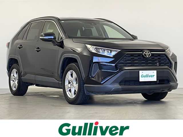 トヨタ ＲＡＶ４ X 岐阜県 2019(令1)年 4.6万km アティチュードブラックマイカ トヨタセーフティセンス/プリクラッシュセーフティ/レーントレーシングアシスト/オートハイビーム/レーダークルーズコントロール/ロードサインアシスト/クリアランスソナー/ルーフレール/社外ナビ　CN-BR300B/（Bluetooth、CD、DVD）/ETC/LEDヘッドライト/ステアリングスイッチ/プッシュスタート/スマートキー/４WD