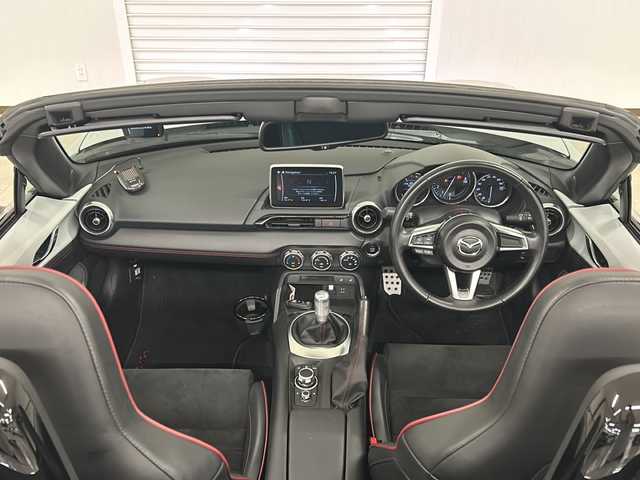 マツダ ロードスター RS 熊本県 2016(平28)年 5.9万km セラミックM 純正SDナビ/フルセグ/バックカメラ/Bluetooth/スマートキー×2/プッシュスタート/ビルトインETC/ハーフレザーシート（レカロシート）/BOSEサウンド/ブラインドスポット