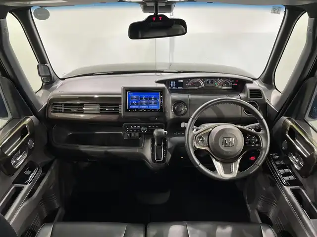ホンダ Ｎ ＢＯＸ カスタム G L ターボ ホンダセンシング 愛知県 2019(令1)年 2.7万km プレミアムグラマラスブロンズP 純正ナビ【VXM-204VFi】/両側パワースライドドア/レーダークルーズコントロール/衝突軽減ブレーキ/先行車発進告知/クリアランスソナー/車線逸脱警報/パドルシフト/シートヒーター/ハーフレザーシート/バックカメラ/ビルトインＥＴＣ/ＬＥＤヘッドライト/ISOFIX/チップアップアシート/純正フロアマット/純正15インチアルミホイール