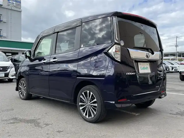 トヨタ ルーミー カスタムG－T 東京都 2021(令3)年 3.9万km クールバイオレットクリスタルシャイン スマートアシスト/純正9型ナビ/TV/CD/DVD/バックカメラ/純正12.1型フリップダウンモニター/前席シートヒーター/ウェルカムパワースライドドア/ビルトインETC/ドライブレコーダー/追従クルーズ/LEDライト/純正アルミ