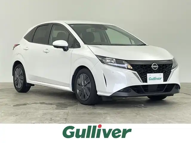 日産 ノート X 千葉県 2022(令4)年 4万km ピュアホワイトパール 衝突軽減ブレーキ/純正9型ナビ/アラウンドビューモニター/フルセグTV/Bluetooth接続/USB端子/置くだけ充電/プロパイロット/レーダークルーズコントロール/インテリジェントルームミラー/横滑り防止機能/ETC/オートライト/オートブレーキホールド/電動サイドブレーキ/ステアリングスイッチ/純正ホイールキャップ/純正フロアマット/スマートキー/スペアキー1本