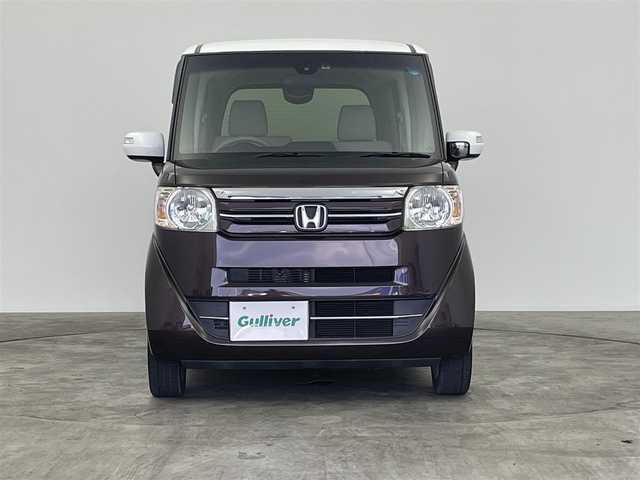 ホンダ Ｎ ＢＯＸ G Lパッケージ 群馬県 2016(平28)年 5.6万km プレミアムディープモカパール 衝突軽減ブレーキ　純正７インチナビ　バックカメラ　両側パワースライドドア　ＨＩＤオートライト　ベンチシート　純正１４インチＡＷ　ステアリングリモコン　カーテンエアバッグ　アイドリングストップ　禁煙車