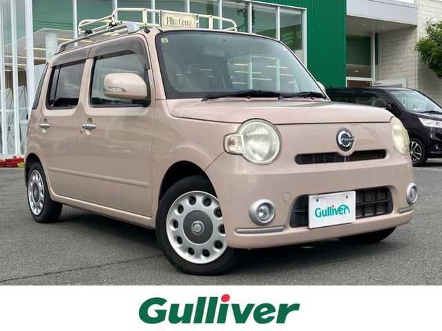 ダイハツ ミラ ココア プラスX 静岡県 2010(平22)年 7.9万km ココアベージュマイカメタリック パワーステアリング/パワーウィンドウ/リモコンキー/保証書/取扱説明書/記録簿/AAC/ETC/SDナビ（フルセグTV、BT接続、CDチェンジャー、DVD再生機能有）/ベンチシート/布シート/純正フロアマット/ルーフレール/ABS/盗難防止装置/キセノンヘッドライト/Wエアバック
