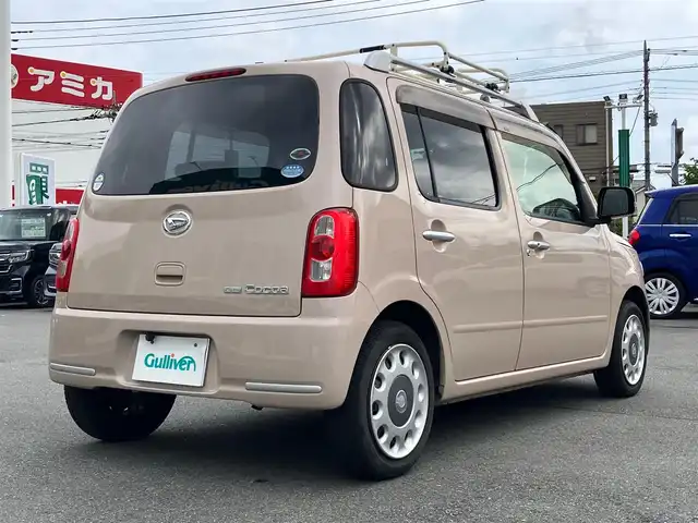 ダイハツ ミラ ココア プラスX 静岡県 2010(平22)年 7.9万km ココアベージュマイカメタリック パワーステアリング/パワーウィンドウ/リモコンキー/保証書/取扱説明書/記録簿/AAC/ETC/SDナビ（フルセグTV、BT接続、CDチェンジャー、DVD再生機能有）/ベンチシート/布シート/純正フロアマット/ルーフレール/ABS/盗難防止装置/キセノンヘッドライト/Wエアバック