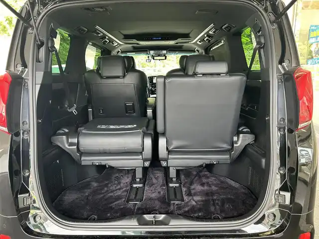 トヨタ アルファードハイブリット エグゼクティブ ラウンジ S 福島県 2018(平30)年 8.7万km ブラック 登録時走行距離：86/504km/メーカー純正SDナビ/（フルセグ/CD/DVD/AM/FM/BT接続/AUX/USB）/モデリスタフルエアロ/ETC2.0/JBLサウンド/オットマンシート/モデリスタAW/ツインサンルーフ/社外ドライブレコーダー前後/ステアリングヒーター/クルーズコントロール/電格ミラー/アラウンドビューモニター/シートヒーター/パワーシートD席/コーナーセンサー/デジタルインナーミラー/パワーバックドア