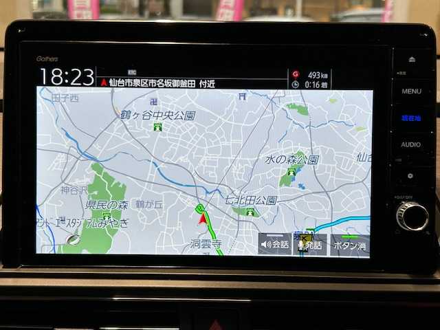 ホンダ オデッセイ ハイブリッド e:HEVアブソルート EX 宮城県 2021(令3)年 3.4万km プラチナホワイトパール 純正メモリナビ/フルセグTV/全方位カメラ/バックカメラ/両側パワースライドドア/パワーバックドア/クルーズコントロール/コーナーセンサー/ハーフレザーシート/シートヒーター/オットマン/プッシュスタート/１００V電源/アイドリングストップ/純正ETC2.0/EVモード