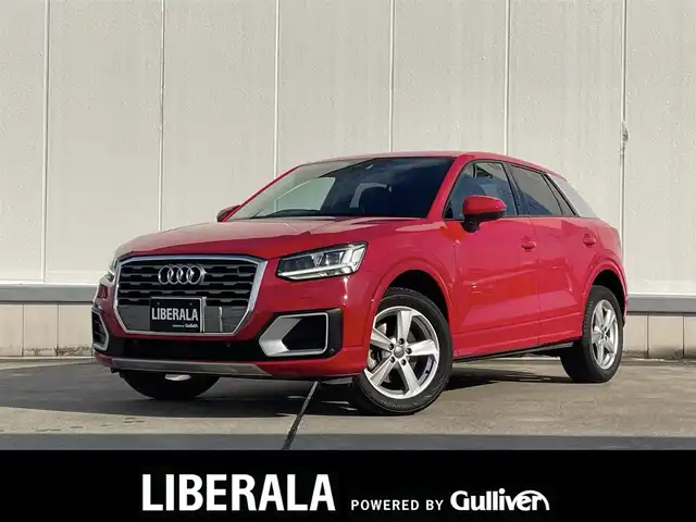 アウディ Ｑ２ 1．0 TFSI スポーツ 東京都 2018(平30)年 3.8万km 赤 ワンオーナー/黒革シート/純正ナビ／ＴＶ/Ｂカメラ/バーチャルコックピット/パワーバックドア/ドライブレコーダー