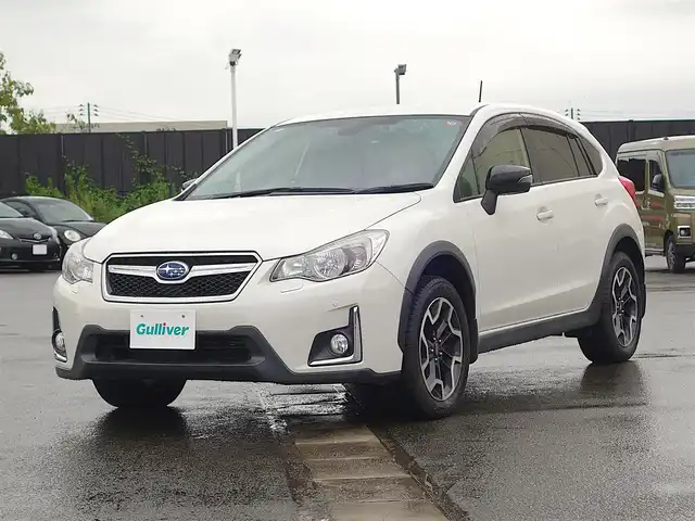 スバル インプレッサ ＸＶ 2．0i アイサイト プラウドED 山形県 2016(平28)年 5.1万km クリスタルホワイトP 4WD/アイサイト/純正SDナビ/　　【CD DVD BT フルセグ USB】/バックカメラ/レーダークルーズコントロール/HIDオートヘッドライト/パワーシート/純正17インチアルミホイール/ドライブレコーダー/アイドリングストップ/パドルシフト/電動格納ウィンカーミラー/フォグランプ/純正フロアマット/ドアバイザ―/スマートキー×2/ETC