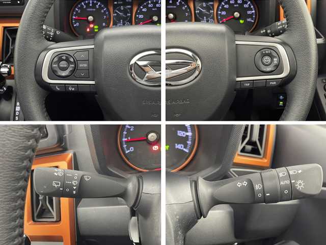 ダイハツ タフト G ターボ 宮崎県 2022(令4)年 3万km クロムグレーメタリック スマ―トアシスト3/〇衝突警報機能/〇衝突回避支援ブレーキ機能（対車両・対歩行者［昼夜］）/〇ブレーキ制御付き誤発進抑制機能（前方・後方）/〇車線逸脱警報機能/〇車線逸脱抑制制御機能/〇路側逸脱警報機能/〇オートハイビーム/〇全車速追従機能付きACC（アダプティブクルーズコントロール）/〇コーナーセンサー/社外7インチSDナビ/フルセグTV/CD/DVD/Bluetooth/バックカメラ/LEDヘッドライト/シートヒーター/ドライブレコーダー/純正15インチAW/ETC/スマートキー×２