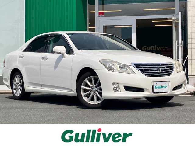トヨタ クラウン ロイヤル ロイヤルサルーン ナビパッケージ 静岡県 2008(平20)年 13.5万km ホワイトパールクリスタルシャイン 純正ナビ(CD/MD/DVD/フルセグ)/バックカメラ/ドライブレコーダー/ETC/純正フロアマット/純正アルミホイール/D席N席パワーシート/スマートキー/スペアキー１本/エンジンスタートボタン/パワーステアリング/パワーウィンドウ/オートエアコン/クルーズコントロール/ABS/横滑り防止装置/盗難防止装置/オートライト/W+サイドエアバック/カーテンエアバック