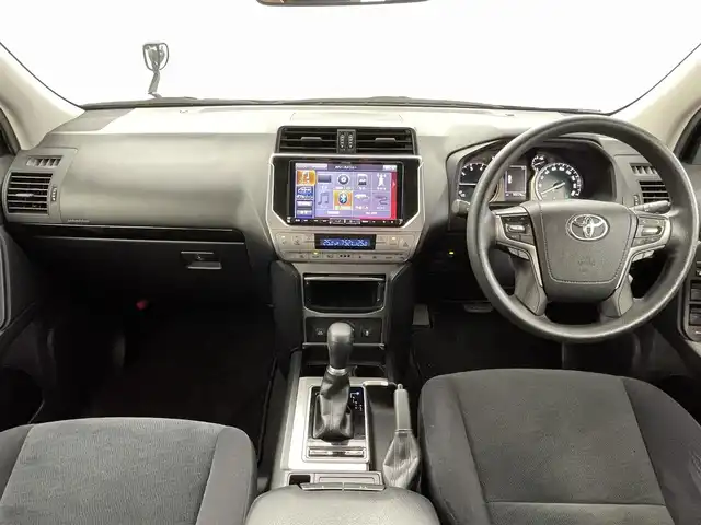 トヨタ ランドクルーザー プラド TX 福井県 2019(令1)年 5.1万km ブラック 社外アルパインナビ/・Bluetooth/フルセグTV/CD/DVD/HDMI/アダプティブクルーズコントロール/レーンキープアシスト/スカイルーフ/ビルトインETC/純正17インチAW/クリアランスソナー/ルーフレール/オートライト/オートハイビーム