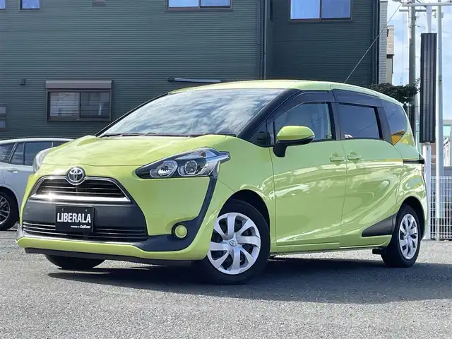 トヨタ シエンタ X 静岡県 2016(平28)年 6.6万km エアーイエロー ワンオーナー/片側パワースライドドア/3列シート/オーディオ(CP-W66)/キーレスキー/ETC/保証書/取扱説明書