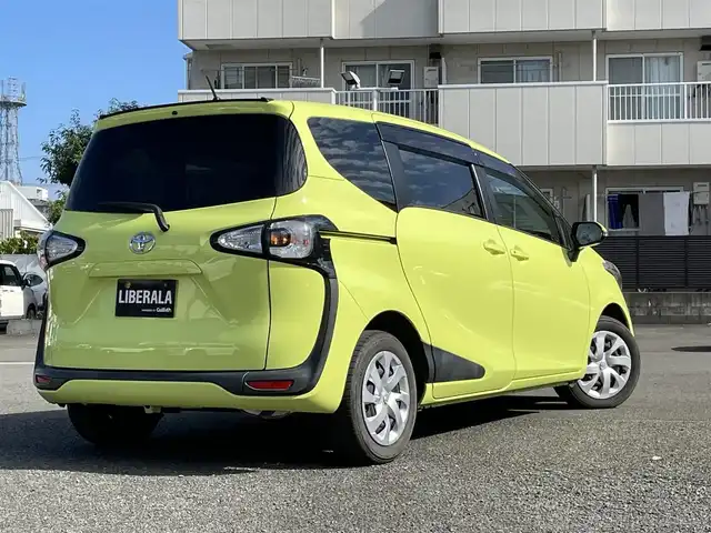 トヨタ シエンタ X 静岡県 2016(平28)年 6.6万km エアーイエロー ワンオーナー/片側パワースライドドア/3列シート/オーディオ(CP-W66)/キーレスキー/ETC/保証書/取扱説明書