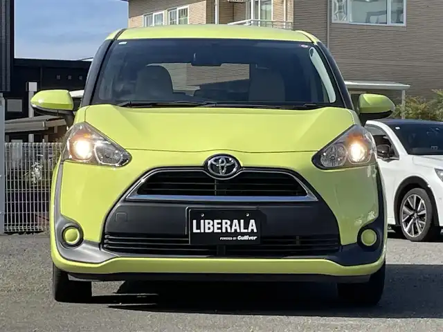 トヨタ シエンタ X 静岡県 2016(平28)年 6.6万km エアーイエロー ワンオーナー/片側パワースライドドア/3列シート/オーディオ(CP-W66)/キーレスキー/ETC/保証書/取扱説明書