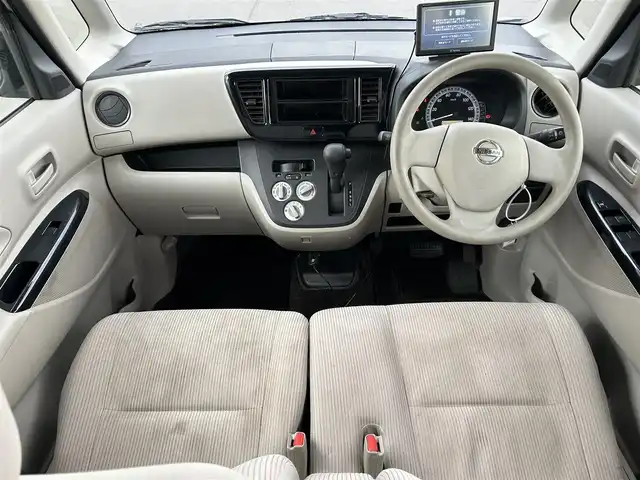 日産 デイズ ルークス S 岡山県 2014(平26)年 4.7万km クールシルバー 登録時走行距離46377km/社外ナビ/両側スライドドア/アイドリングストップ/ヘッドライトレベライザー/電動格納ミラー/純正フロアマット