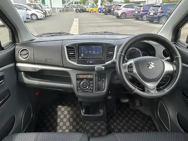 スズキ ワゴンＲ スティングレー T 福岡県 2013(平25)年 8.5万km スチールシルバーM ケンウッドナビ/（AM/FM/CD/DVD/USB/BT/SD/フルセグ）/ETC/バックカメラ/純正15インチアルミホイール/オートライト/フォグランプ/フロアマット/プッシュスタート/スマートキー/スペアキー/アイドリングストップ/ドアバイザー/電動格納ミラー/ステアリングスイッチ/パドルシフト/ターボ/Wエアバッグ/ISO FIX/保証書・取扱説明書