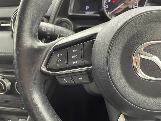 マツダ ＣＸ－３ 20SプロアクティブSパッケージ 熊本県 2018(平30)年 5万km マシーングレープレミアムM 純正ナビ（ＣＤ・ＤＶＤ・フルセグ・ＢＴ・ＡＵＸ）/バックカメラ　/ＥＴＣ　/レーダークルーズコントロール　/後ろのみコーナーセンサー　/前席シートヒーター　/ステアリングヒーター/運転席パワーシート/ブラインドスポットモニター　/衝突軽減ブレーキ/レーンキープアシスト/標識認識機能/アテンションアラート/横滑り防止/アイドリングストップ/ヘッドアップディスプレイ/ハーフレザーシート/社外フロアマット/純正１８インチAW/オートライト/LEDヘッドライト/フォグライト/スマートキー/プッシュスタート/保証書