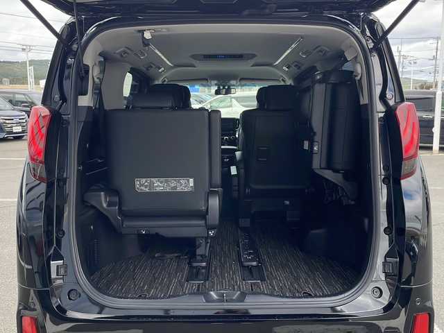 トヨタ アルファードハイブリット SR Cパッケージ 道東・釧路十勝 2016(平28)年 7.5万km スパークリングブラックパールクリスタルシャイン ・4WD/・モデリスタエアロ/・純正9インチディスプレイオーディオ/（ナビ・BT・CD・DVD・AUX・SD・USB・フルセグ）/・JBLプレミアムサウンド/・バックカメラ/・両側パワースライドドア/・パワーバックドア/・レーダークルーズコントロール/・衝突被害軽減ブレーキ/・クリアランスソナー/・横滑り防止装置/・パーキングアシスト/・前席シートヒーター/・前席パワーシート/・ステアリングスイッチ/・電動格納ミラー/・ETC/・レザーシート/・ステアリングヒーター/・LEDヘッドライト/・オートライト/・オートマチックハイビーム/・スマートキー/・プッシュスタート