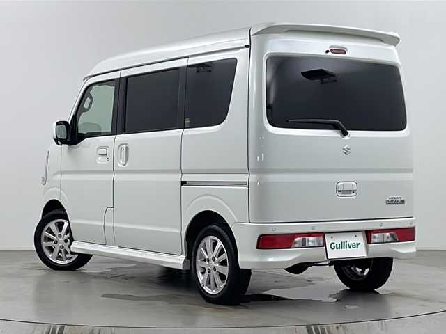 スズキ エブリィ ワゴン PZターボ ハイルーフ 埼玉県 2023(令5)年 2万km パールホワイト 純正ナビ　CN-HE02WD/(Bluetooth/USB/ipod/CD/DVD/AM/FM)/地デジフルセグ/バックカメラ/ETC/前後ドライブレコーダー/衝突軽減ブレーキ/クリアランスソナー/車線逸脱警報/運転席シートヒーター/アイドリングストップ/プッシュスタート/ステアリングリモコン/片側パワースライドドア/全席革調シートカバー付/フロントフォグランプ/社外フロアマット/純正14インチアルミホイール