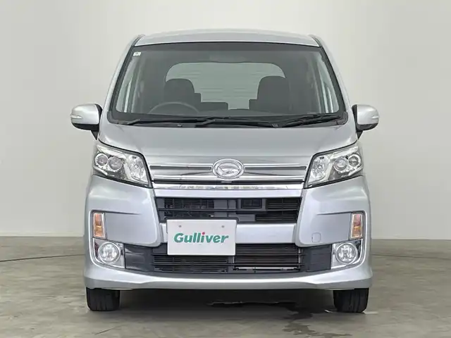 ダイハツ ムーヴ カスタム X LTD スマセレSA 千葉県 2014(平26)年 4.5万km ブライトシルバーメタリック 禁煙車/スマートアシスト/　・衝突軽減ブレーキ/　・誤発進抑制機能（前方）/　・先行発進のお知らせ/純正メモリナビ/　CD/DVD/BT/フルセグ/ETC/バックカメラ/電動格納ミラー/ドアバイザー/純正フロアマット/純正14インチアルミホイール