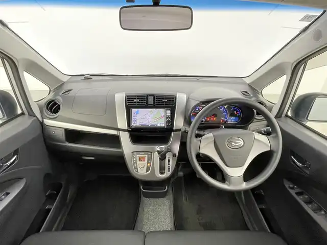 ダイハツ ムーヴ カスタム X LTD スマセレSA 千葉県 2014(平26)年 4.5万km ブライトシルバーメタリック 禁煙車/スマートアシスト/　・衝突軽減ブレーキ/　・誤発進抑制機能（前方）/　・先行発進のお知らせ/純正メモリナビ/　CD/DVD/BT/フルセグ/ETC/バックカメラ/電動格納ミラー/ドアバイザー/純正フロアマット/純正14インチアルミホイール