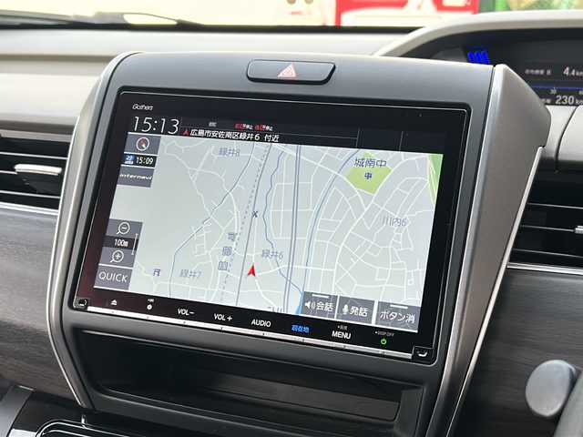 ホンダ フリード ハイブリット G ホンダセンシング 広島県 2020(令2)年 6.2万km ミッドナイトブルービームM 禁煙車/ワンオーナー/ホンダセンシング/・衝突軽減ブレーキ〈CMBS〉/・誤発進抑制機能/・ACC〈アダプティブ・クルーズ・コントロール〉/・LKAS〈車線維持支援システム〉/・行者事故低減ステアリング/・路外逸脱抑制機能/・先行車発進お知らせ機能/・標識認識機能/Cパッケージ/Sパッケージ/・本革巻ステアリングホイール/・コンビシート&専用インテリア/・15インチアルミホイール/・シートバックアッパーポケット/コンフォートビューパッケージ/純正９型ナビ(VXM-207VFNi)/・フルセグTV/CD/DVD/Bluetooth/SD/バックカメラ/両側パワースライドドア/ステアリングスイッチ/オートライト/LEDヘッドライト＋アクティブコーナリングライト/ハーフレザー/シートヒーター/スマートキー/プッシュスタート/純正ドライブレコーダー（DRH-204VD）/ETC/純正ドアバイザー/W+サイド+カーテンエアバック