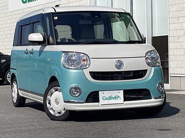 ダイハツ ムーヴ キャンバス X メイクアップ SA Ⅱ 香川県 2017(平29)年 5.1万km パールホワイトⅢ/ファインミントメタリック 2トーン 社外ナビ（ワンセグTV/CD/DVD再生）/前方ドライブレコーダー/両側スライドドア/オートライト/アイドリングストップ/ETC/スペアキー