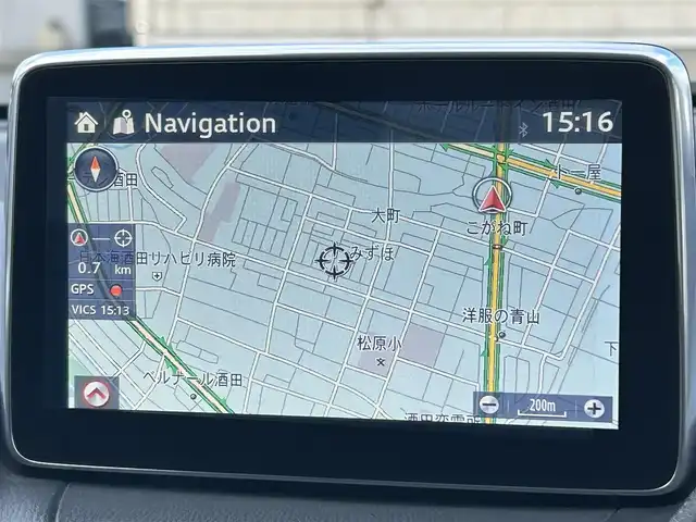 マツダ デミオ 15Sツーリング 山形県 2018(平30)年 4.3万km ソウルレッドクリスタルM ４WD/純正ナビ/FM/AM/Bluetooth/スマートシティブレーキサポート/BSMシステム/車線逸脱防止装置/横滑り防止装置/バックカメラ/AUTOライト/スペアキー/スマートキー/ダブルエアバック/冬タイヤ積載　WZ-1/取扱説明書/保証書