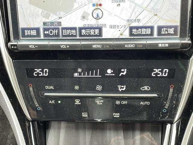 トヨタ ハリアー プレミアム 長野県 2017(平29)年 5.6万km ブラック モデリスタエアロ 純正ナビ(フルセグ/DVD再生/Bluetooth) 衝突軽減 バックカメラ ETC レーダークルコン シーケンシャル ハーフレザー 電動リアゲート トヨタセーフティセンス LED