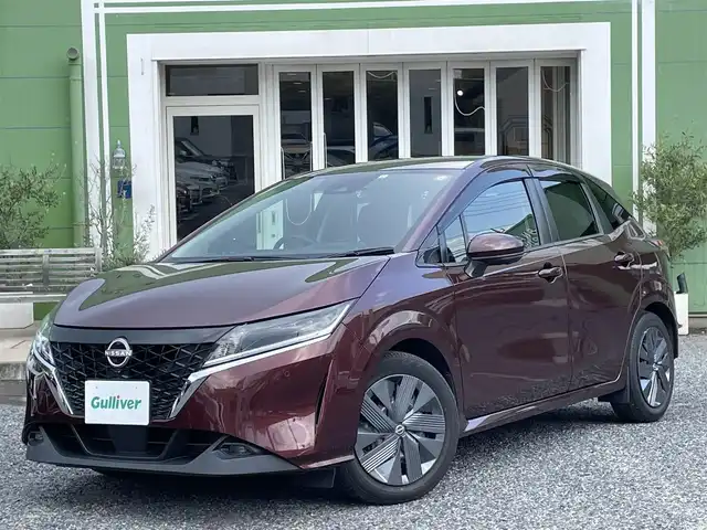 日産 ノート X 埼玉県 2021(令3)年 2万km バーガンディー ワンオーナー車/プロパイロット/エマージェンシーブレーキ/純正9インチナビTV/アラウンドビューモニター/純正デジタルインナーミラー/ドラレコ/ビルトインETC/LEDヘッドライト/アクティブクルーズコントロール/プッシュスタート/スマートキー/保証書付整備手帳/取扱説明書