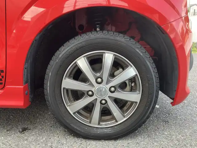 スズキ アルト ターボRS 埼玉県 2015(平27)年 4.9万km ピュアレッド 社外ナビオーディオ（Carrozzeria）/型番：AVIC-ZH0099W/（フルセグTV/BT/DVD/CD/FM/AM）/純正15インチAW付きサマータイヤあり/AW:ENKEI/タイヤ：ブリジストン POTENZA/パドルシフト/ステアリングリモコン/バックカメラ/シートヒーター/衝突被害軽減ブレーキ/アイドリングストップ/横滑り防止機能/プッシュスタート/スマートキー（スペアキーあり）/ストラットタワーバー/KYBショックアブソーバー/フォグライト/ドアバイザー/電動格納ミラー/車両・ナビ取説あり