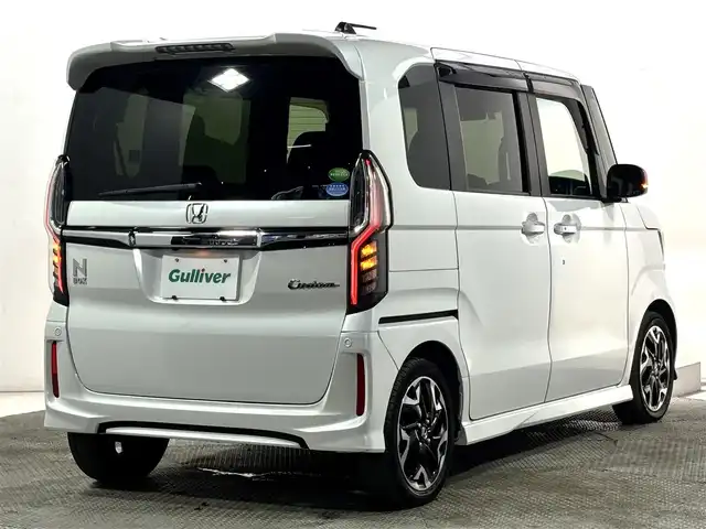 ホンダ Ｎ ＢＯＸ カスタム G L ターボ ホンダセンシング 大阪府 2019(令1)年 3.6万km プラチナホワイトパール 純正ナビ(フルセグ/DVD再生/Bluetooth) バックカメラ ETC 両側パワースライドドア ハーフレザー シートヒーター 衝突軽減 レーダークルコン レーンアシスト スマートキー Pスタート