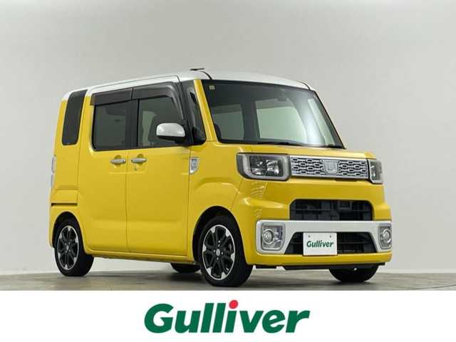 ダイハツ ウェイク G SA 埼玉県 2014(平26)年 8.3万km フェスタイエロー/パールホワイト2トーン 純正ナビ　両側電動スライドドア　バックカメラ　ＥＴＣ　ＬＥＤヘッドライト　前後ドライブレコーダー　フルセグＴＶ　ＣＤ／ＤＶＤ　Ｂｌｕｅｔｏｏｔｈ　衝突被害軽減　純正フロアマット　レーンアシスト
