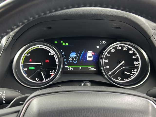 トヨタ カムリ WS 愛知県 2019(平31)年 4.2万km アティチュードブラックマイカ/プラチナホワイトパールマイカ 禁煙車/純正9インチナビ/（CD/DVD/Bluetooth/フルセグTV/AM/FM)/バックカメラ/トヨタセーフティセンス/・プリクラッシュセーフティ/・レーンキープアシスト/・オートマチックハイビーム/・追従式クルーズコントロール/・誤発進抑制機能/ブラインドスポットモニター/ETC/パワーシート/ドライブレコーダー/パドルシフト/純正アルミホイール/純正フロアマット/社外レーダー/スマートキー/プッシュスタート