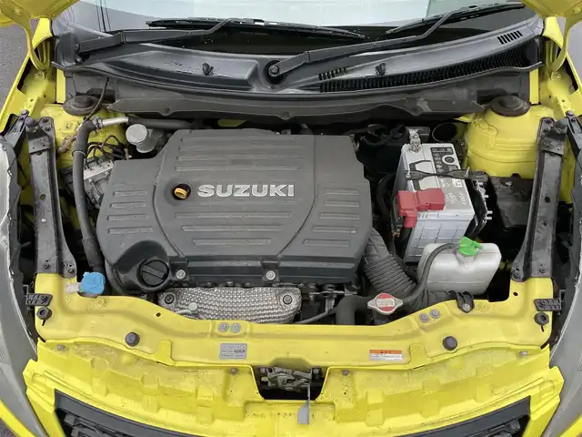 スズキ スイフト スポーツ 佐賀県 2014(平26)年 11.8万km チャンピオンイエロー クルーズコントロール/社外HDDナビ/・バックカメラ/・フルセグTV/CD/DVD/純正17インチAW　/HIDヘッドライト　/オートライト　/ETC　/パドルシフト　/プッシュスタート　/スペアキー×１