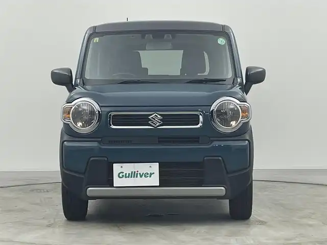 スズキ ハスラー HYBRID G 群馬県 2021(令3)年 5.3万km デニムブルー ガンメタリック 2トーン 社外７型ナビ　Ｂカメラ　衝突軽減ブレーキ　コーナーセンサー　オートライト　オートハイビーム　アイドリングストップ　シートヒーター　ＥＴＣ　プッシュスタート　スマートキー　スペアキー　純正アルミ　禁煙